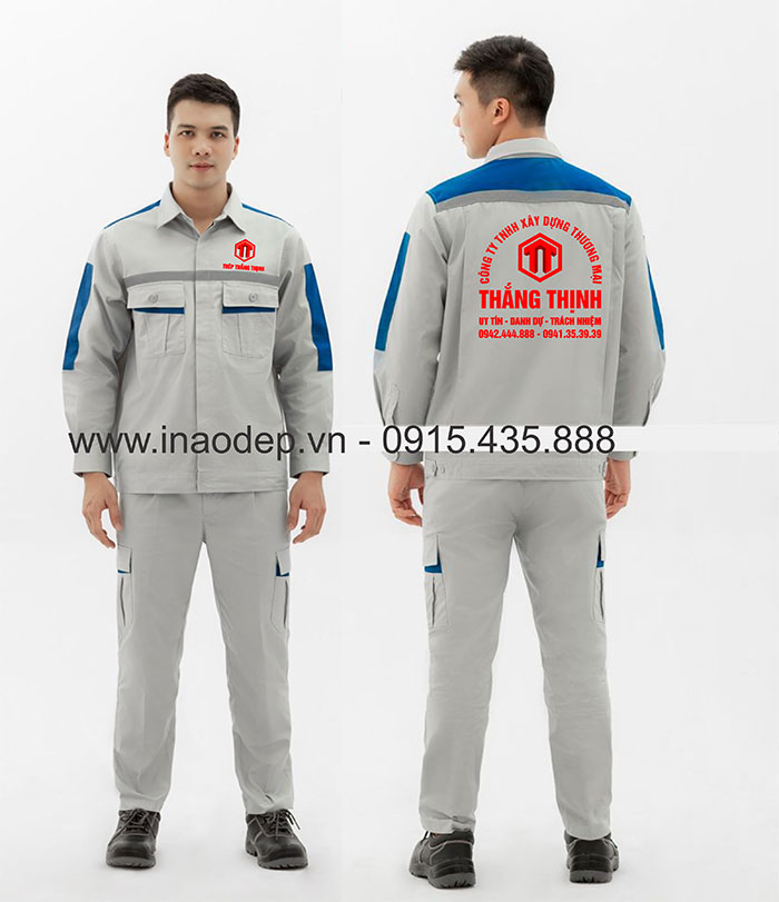 May đồng phục bảo hộ Công ty TNHH xây dựng thương mại Thắng Thịnh