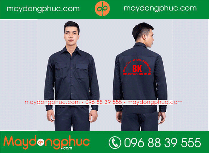 May đồng phục bảo hộ Công ty TNHH xây dựng và chống thấm BK