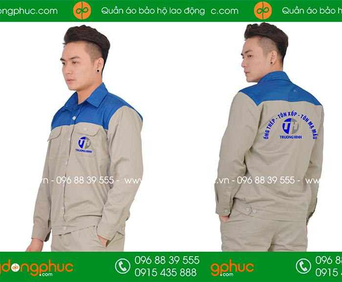 May đồng phục bảo hộ Công ty Trường Hinh