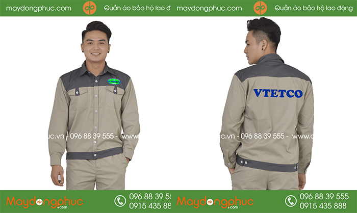 May đồng phục bảo hộ Công ty VTETCO
