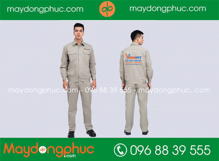 May đồng phục bảo hộ Nội thất trần gỗ Vinaduy