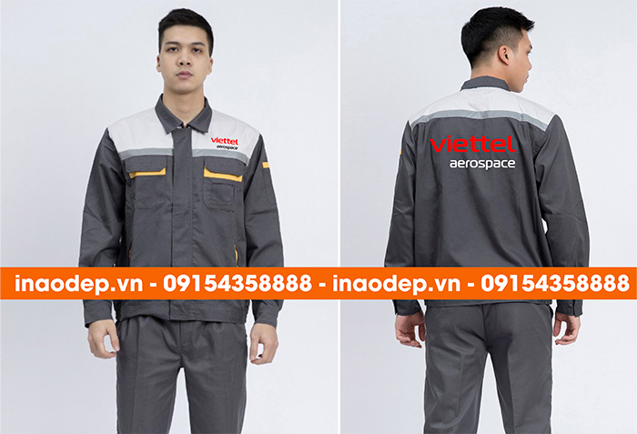 May đồng phục bảo hộ Viettel Aerospace