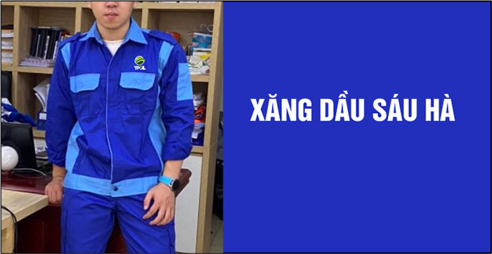 May đồng phục bảo hộ Xăng dầu Sáu Hà