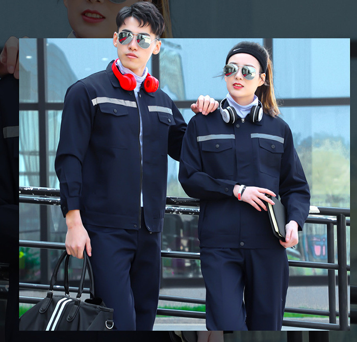 May đồng phục công nhân màu tím than
