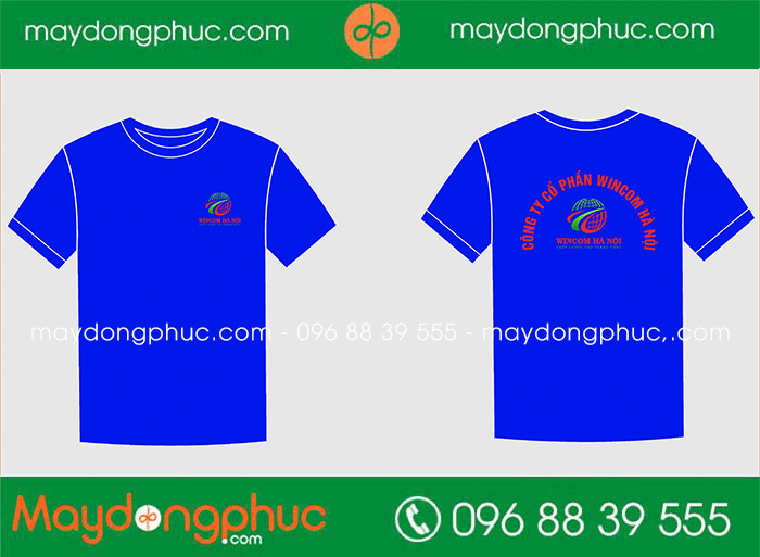 May áo phông Công ty cổ phần Wincom Hà Nội - mẫu 3