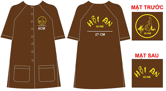 May đồng phục Quán Hội An Quán