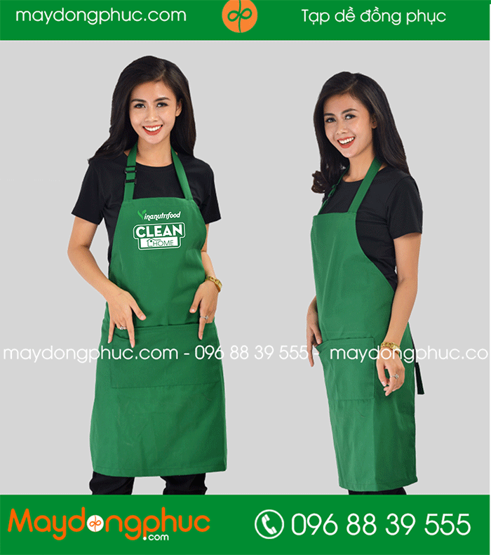 May tạp dề Công ty Inanufrifood Clean Home