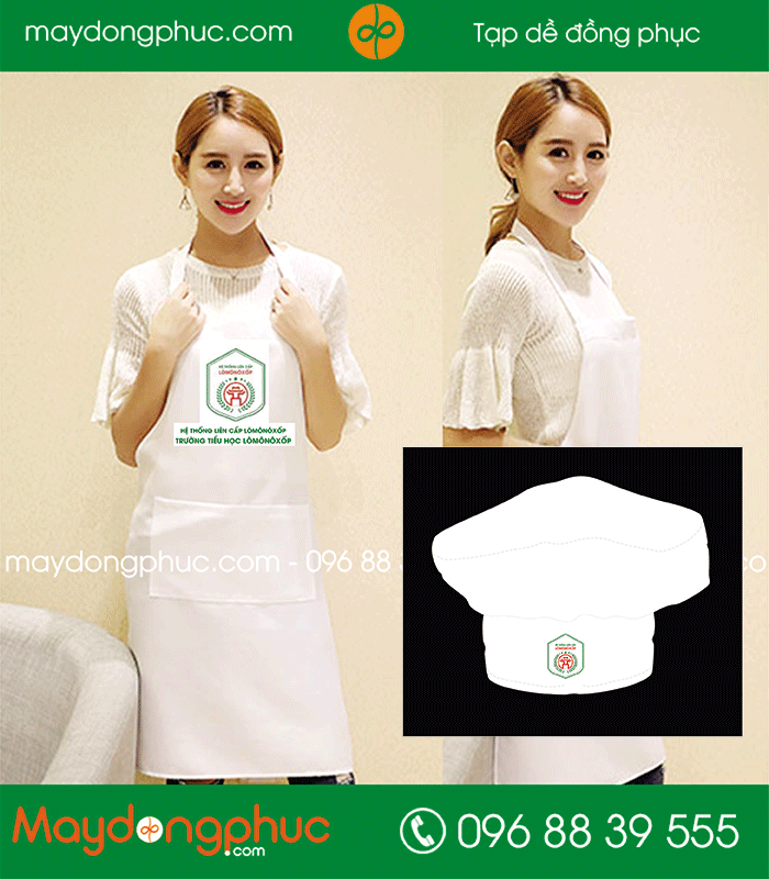 May tạp dề Trường Hệ thống liên cấp Lômônôxốp