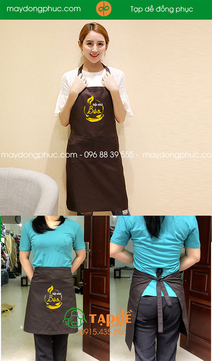 May tạp dề Bếp nhà Béo