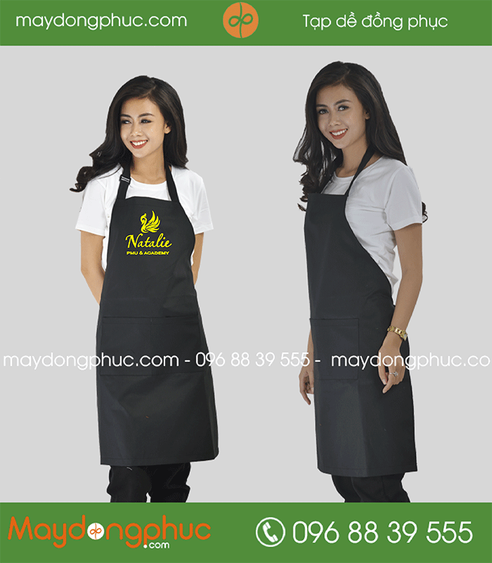 May tạp dề Học viện Natalie PMU & Academy