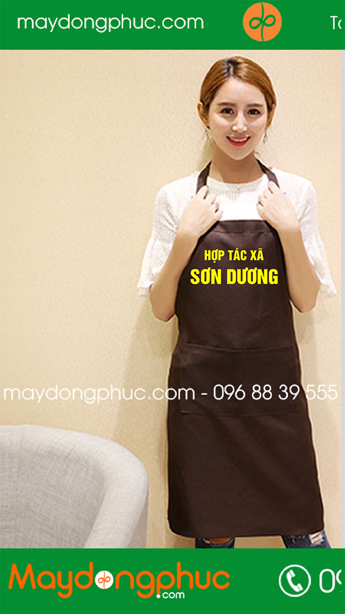 May tạp dề Hợp tác xã Sơn Dương