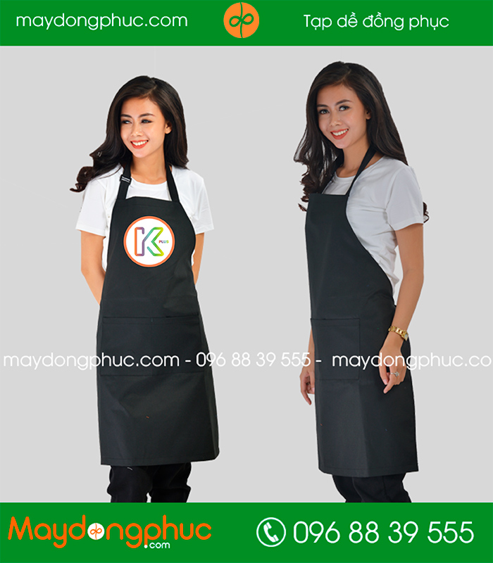 May tạp dề màu đen K-Plus