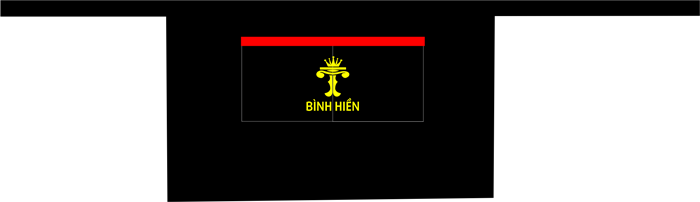 May tạp dề Nhà hàng Bình Hiền - mẫu 2