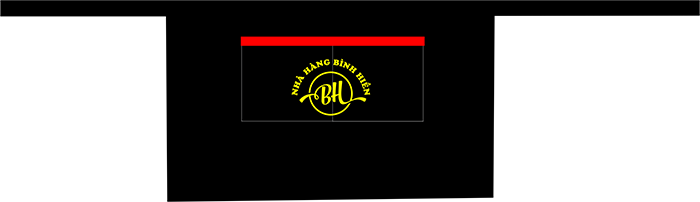 May tạp dề Nhà hàng Bình Hiền