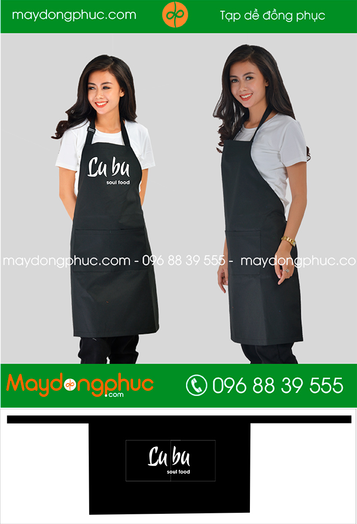 May tạp dề Nhà hàng Lubu