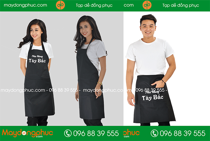 May tạp dề Nhà hàng Tây Bắc