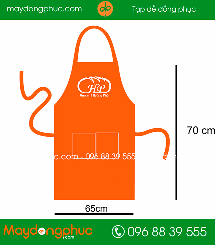 May tạp dề Quán Bánh mì Hoàng Phố