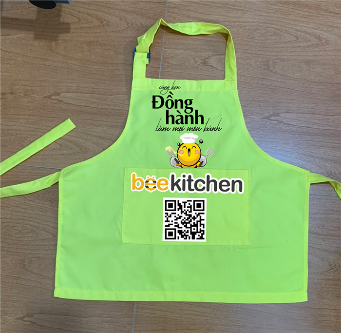 May tạp dề Quán Beekitchen