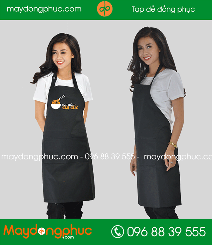 May tạp dề Quán bún trộn Chị Cúc