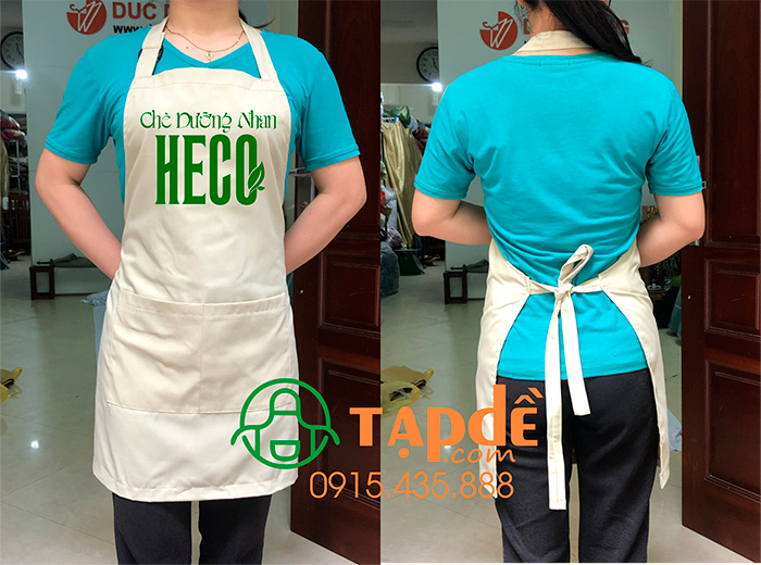 May tạp dề Quán Chè Dưỡng Nam HECO