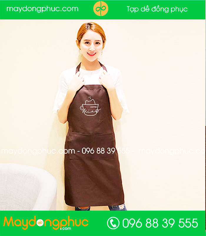 May tạp dề Quán Coffee Mia