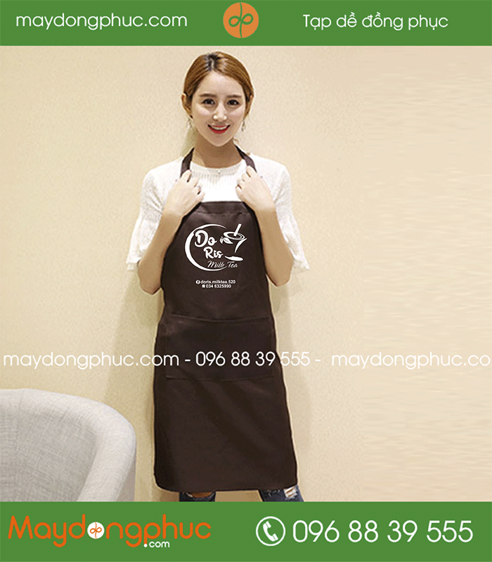 May tạp dề Quán Do Ris Milk Tea