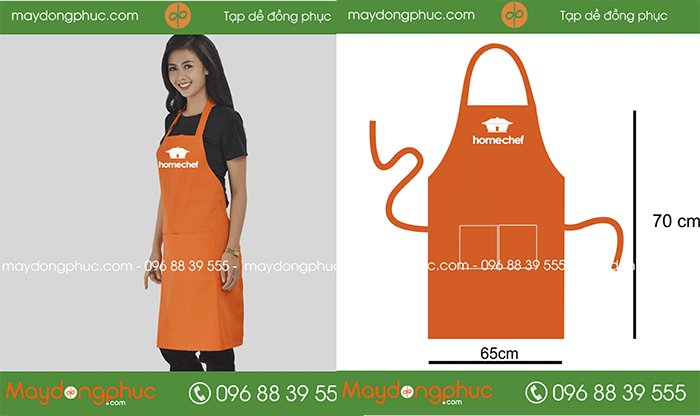 May tạp dề Quán HomeChef