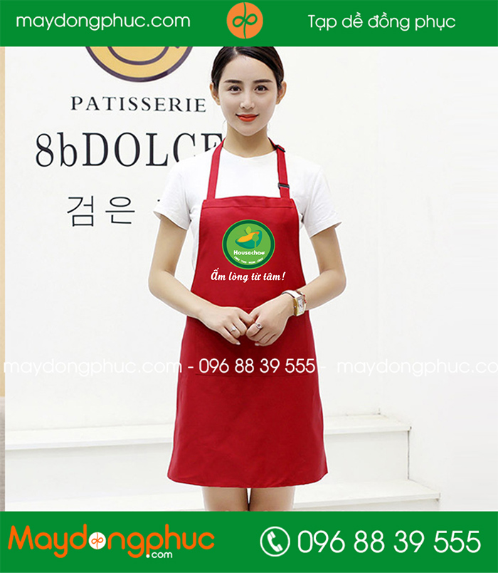 May tạp dề Quán Housechao