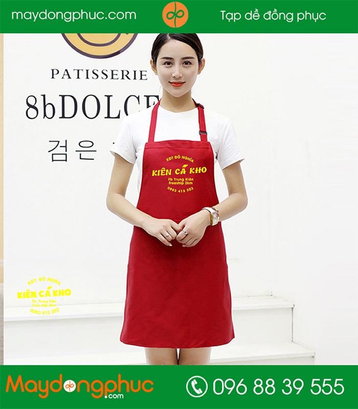 May tạp dề Quán Kiên Cá Kho
