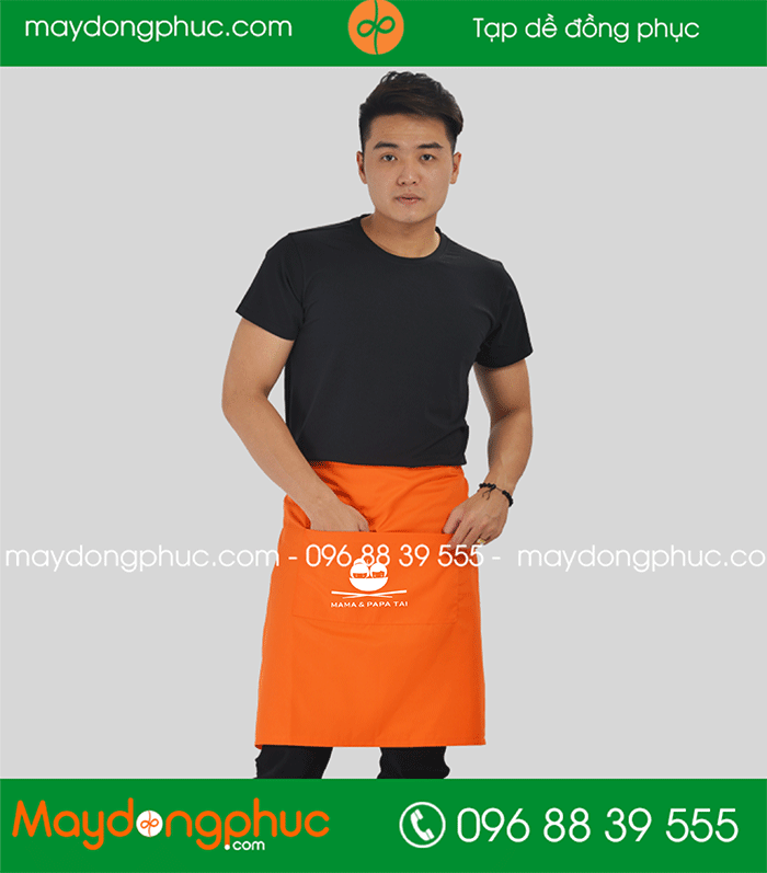 May tạp dề Quán Mama & Papa Tai - mẫu 2