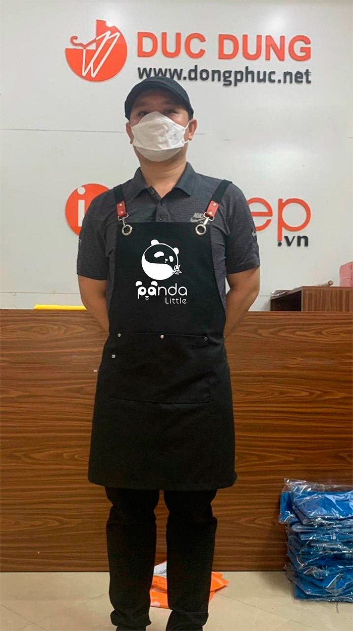 May tạp dề Quán Nhậu Hong Kong Panda