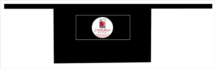 May tạp dề Quán Sakira Shushi