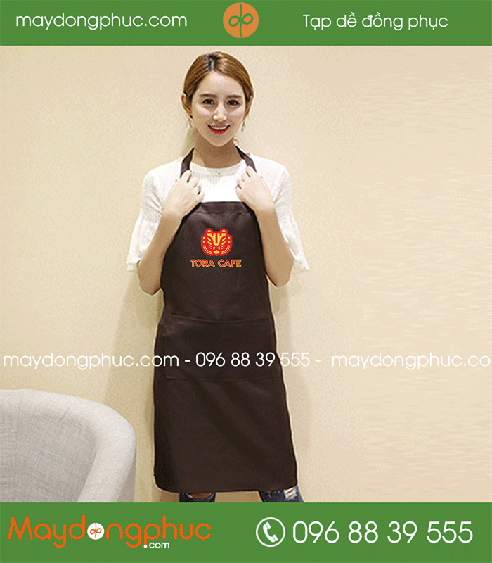 May tạp dề Quán Tora Cafe
