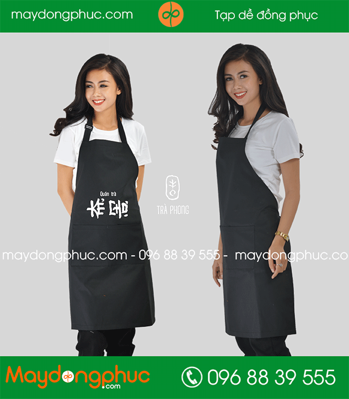 May tạp dề Quán trà Kẻ chợ