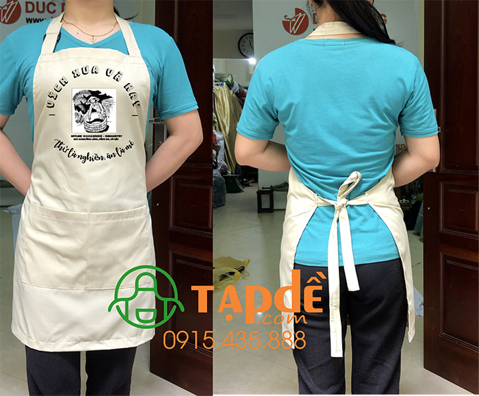 May tạp dề Quán Vích xưa và nay - mẫu 2