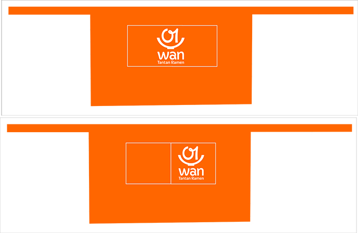 May tạp dề Quán Wan Tantan Ramen