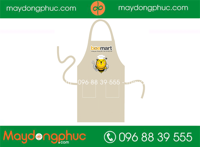 May tạp dề Siêu thị Beemart