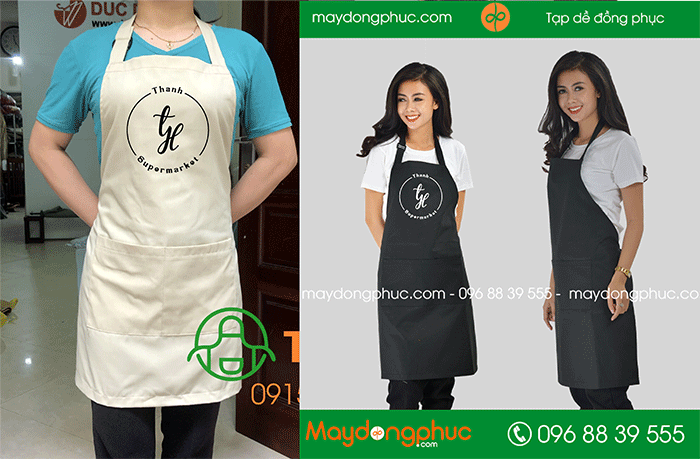 May tạp dề Siêu thị Thanh