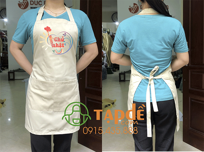 May tạp dề Vui Chủ Nhật