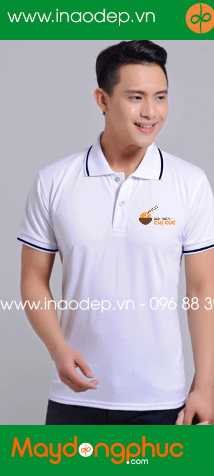 May áo phông Quán Bún trộn Chị Cúc