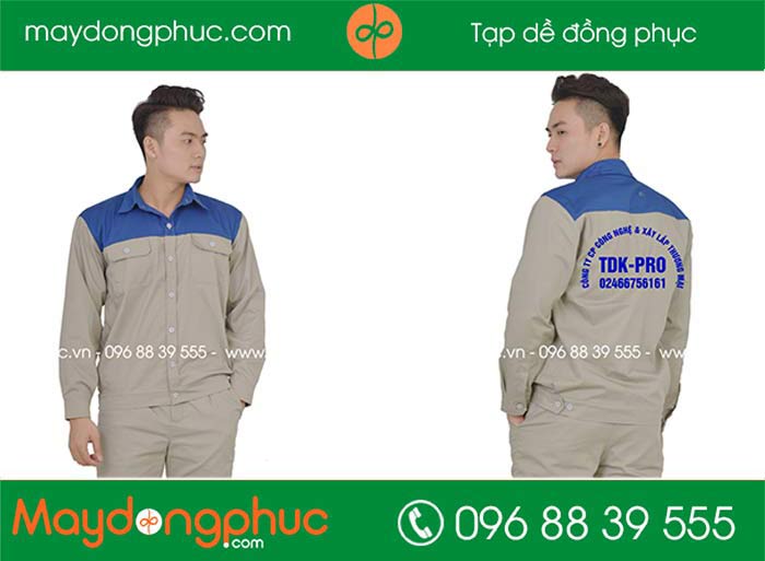 May áo bảo hộ Công ty Công nghệ & xây dựng thương mại TDK-Pro