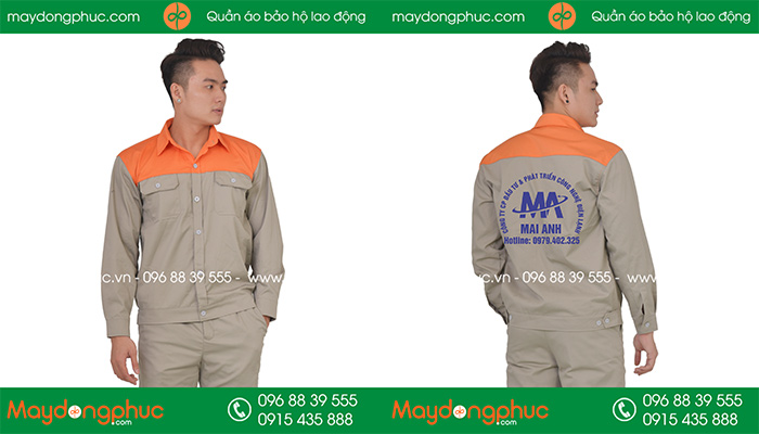 May áo bảo hộ công ty CP đầu tư phát triển điện lạnh Mai Anh