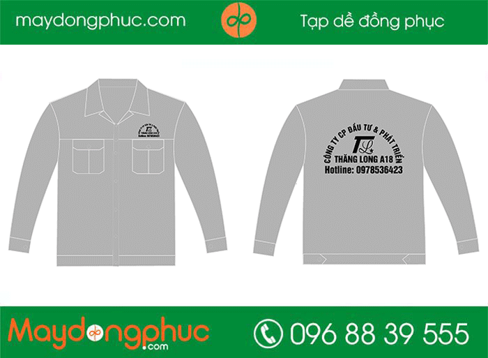 May áo bảo hộ Công ty CP đầu tư & phát triển Thăng Long A18