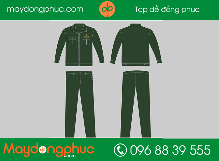 May áo bảo hộ công ty Tam Chúc - mẫu 2
