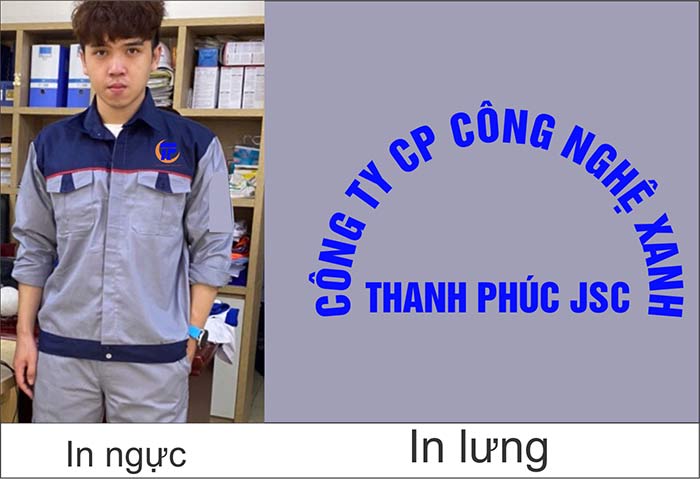 May áo bảo hộ Công ty CP Công nghệ Xanh Thanh Phúc