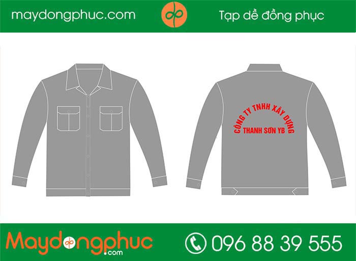 May áo bảo hộ Công ty TNHH xây dựng Thanh Sơn YB