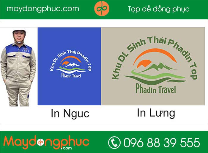 May đồng phục bảo hộ Khu DL sinh thái Phadin Top