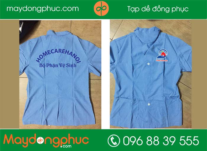 May áo bộ phận vệ sinh home care Hà Nội