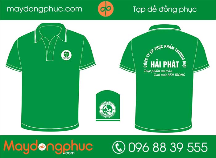 May áo công ty CP thực phẩm thương mại Hải Phát