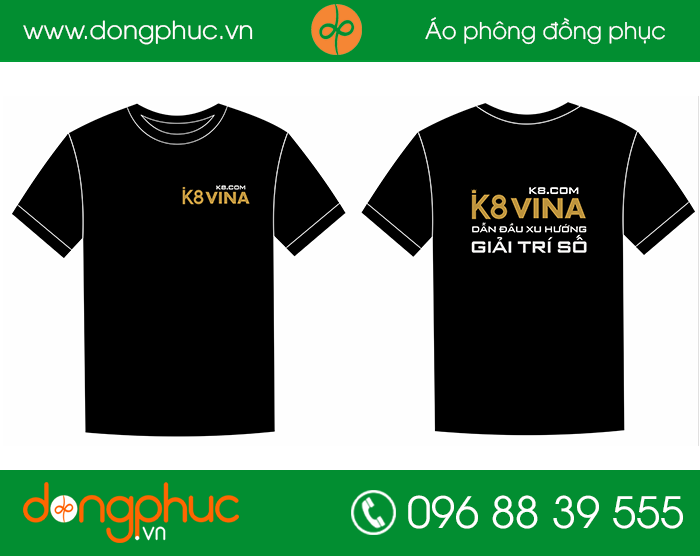 May đồng phục công ty Giải trí số K8 Vina